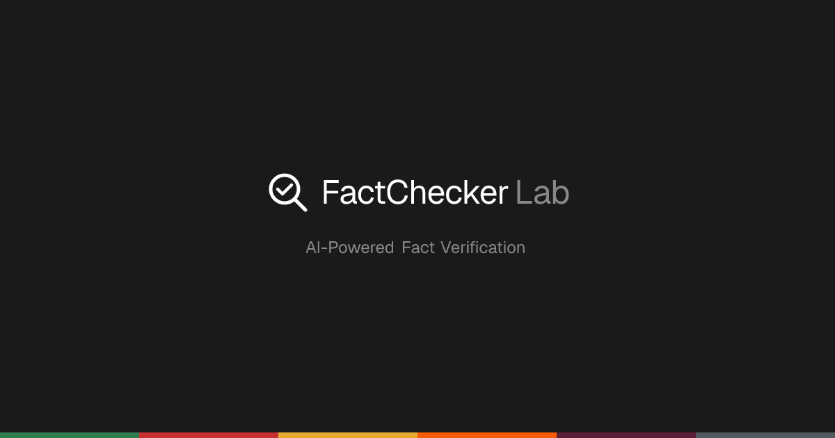 FactCheckerLab — AI-Powered Fact Verification for Bangladesh